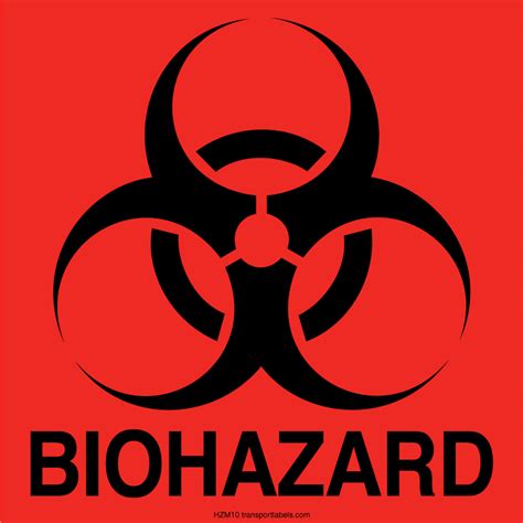 Biohazard labels | transportlabels.com