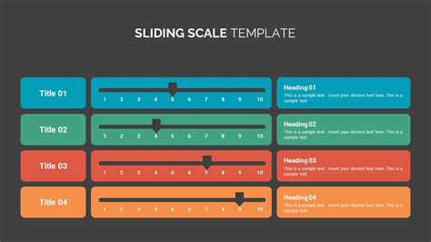 Sliding Scale Infographic