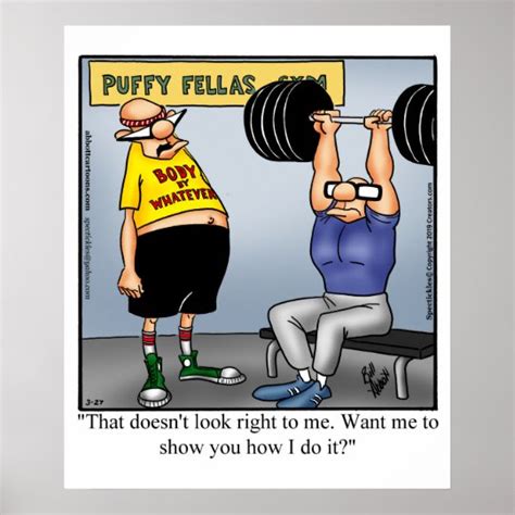 Weightlifting Humor Poster | Zazzle.com.au