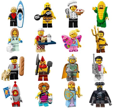 Lego Minifigure Series 17 Figures 71018 You Pick Singles or a Completed ...