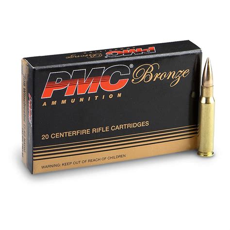 PMC, Bronze, .308 Winchester (7.62 NATO), FMJBT, 147 Grain, 240 Rounds ...