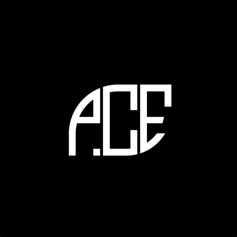 PCE letter logo design on black background.PCE creative initials letter ...