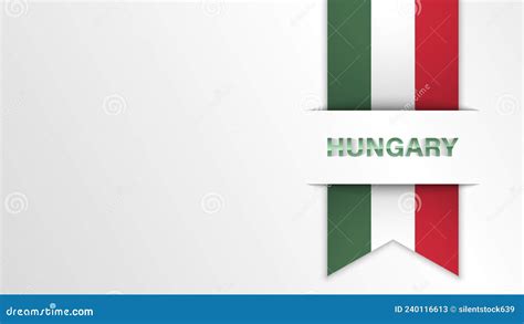 EPS10 Vector Patriotic Background with Hungary Flag Colors. Stock ...