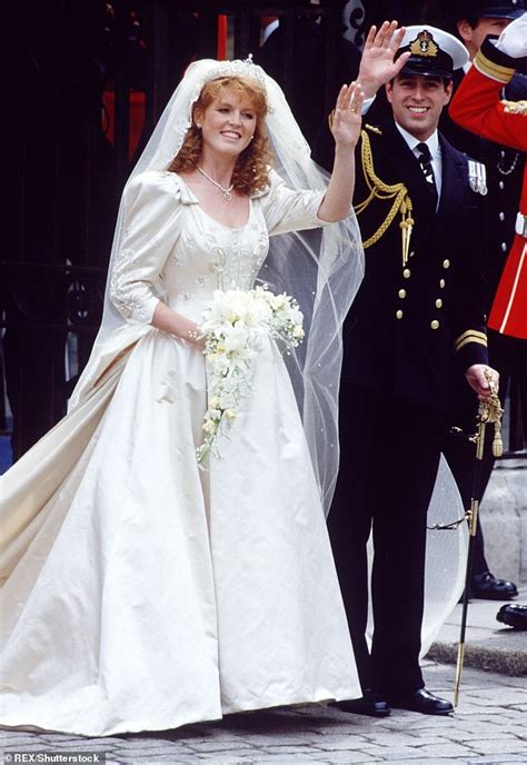 The wedding of Prince Andrew and Sarah Ferguson - on this day in 1986 - was a wildly glamorous ...