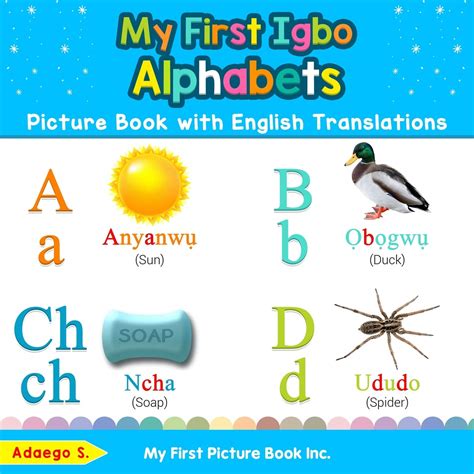 Buy My First Igbo Alphabets Picture Book with English Translations ...