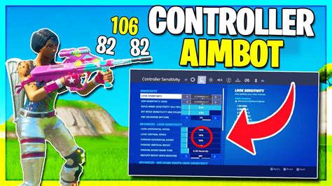 These CONTROLLER Settings Give You Aimbot - Fortnite Tips & Tricks - YouTube