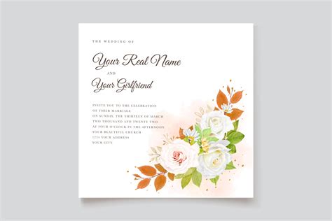 Elegant Soft Rose Wedding Invitation Set Graphic by lukasdedi store ...