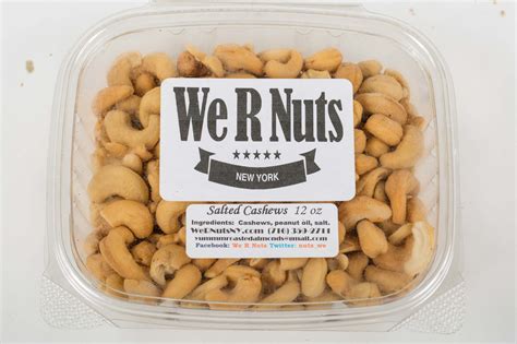 Salted Cashews – We R Nuts