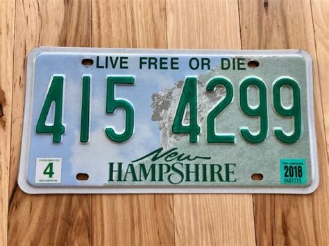 New Hampshire License Plate | License plate, Cool license plates ...