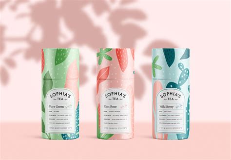 Branding and Packaging Design for Sophia's Tea - World Brand Design Society