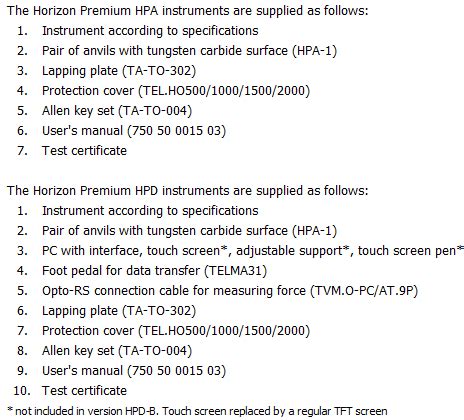 TRIMOS HORIZON PREMIUM HPA & HPD SERIES | Bench Measurement, Measuring