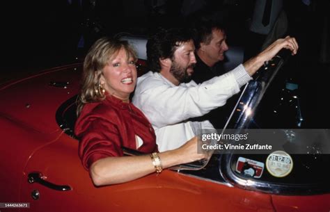 Eric Clapton and his wife - model Pattie Boyd, in a car, circa 1987s. News Photo - Getty Images