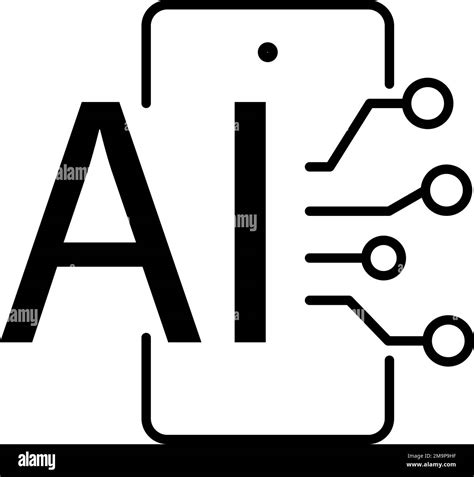 Ai, artificial, artificial intelligence vector icon on transparent ...