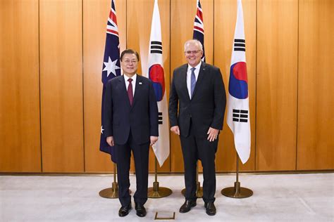 Australia and South Korea sign defense deal as leaders meet