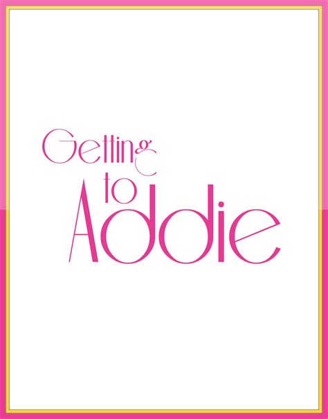 Addie: Getting to Addie from Adelaide & more - Appellation Mountain