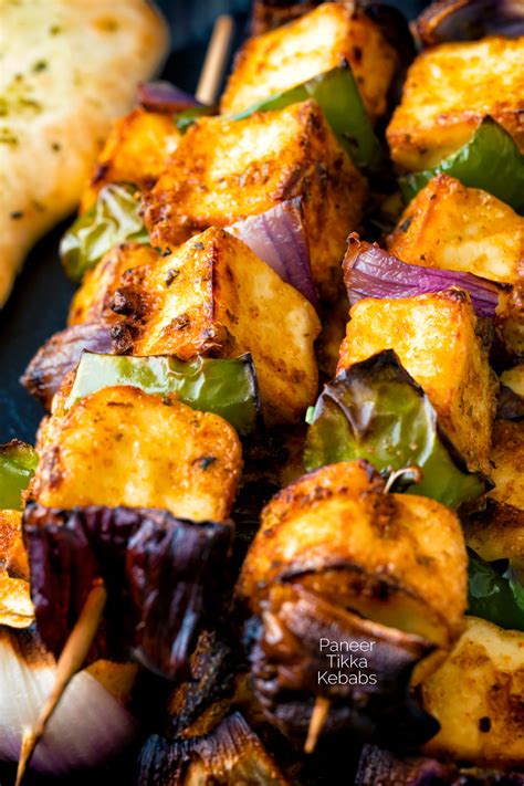 Paneer Tikka Kebabs, Broiler, Air Fryer, Oven or BBQ - Krumpli