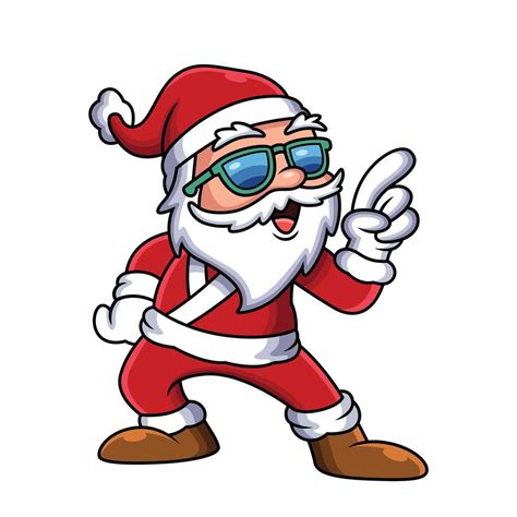 Funny Cartoon Santa Claus