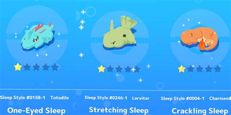 Pokemon Sleep: How To Attract Pokemon With Different Sleeping Styles