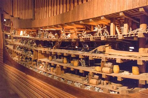 Model of Vasa Ship Interior, Scheme of Decks Editorial Stock Photo - Image of scandinavian ...