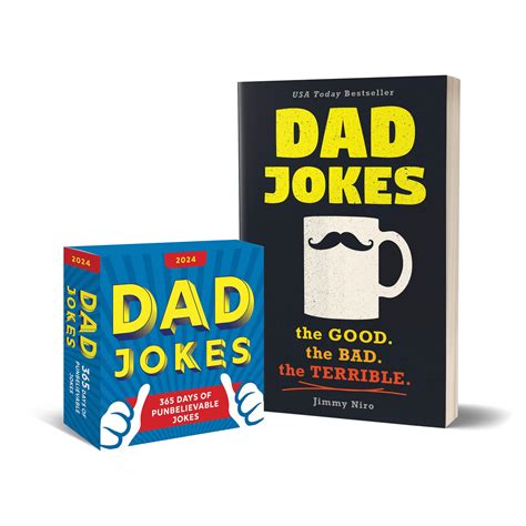 Buy Dad Jokes 2024 Boxed and Book Gift Set: 950+ Punderful Jokes (Humor Book & Daily , White ...