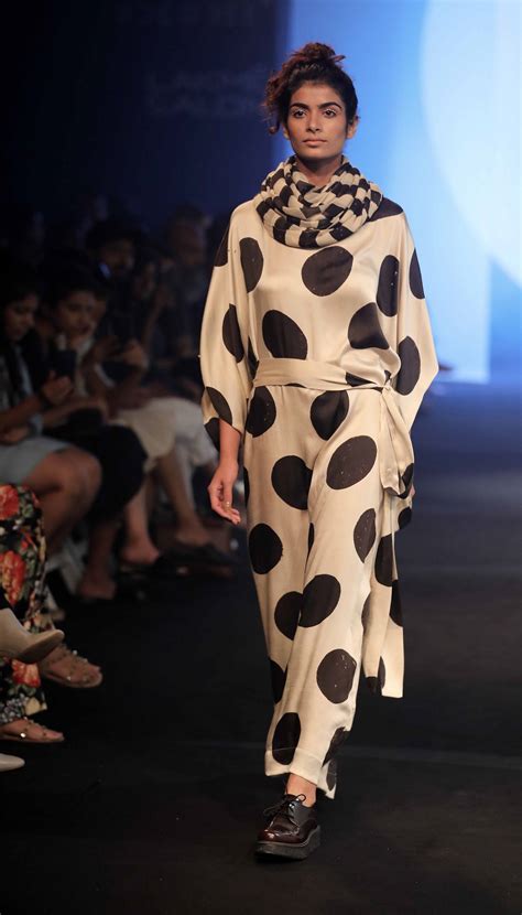 Designer Naushad Ali showcased his collection When the Dot Took a Walk ...