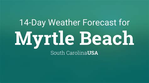 Myrtle Beach, South Carolina, USA 14 day weather forecast