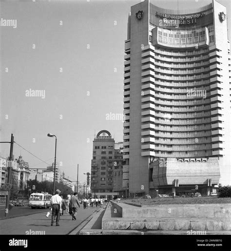 Intercontinental hotel bucharest Black and White Stock Photos & Images - Alamy