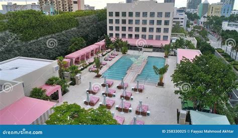 Luxury Hotel in South Beach Stock Image - Image of plaza, city: 258330025