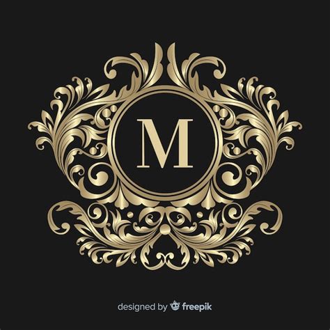 Logotipo elegante ornamental | Vector Gratis