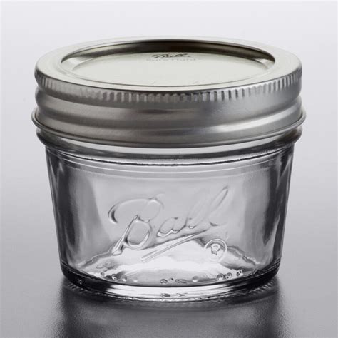 Ball 4 oz. Mason Jars (12/Case) - Buy at WebstaurantStore