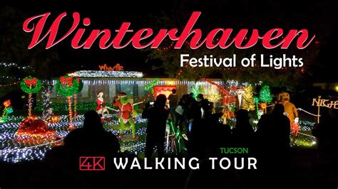 Winterhaven Festival of Lights [4K] Walking Tour - Tucson Christmas Lights (2021) - YouTube