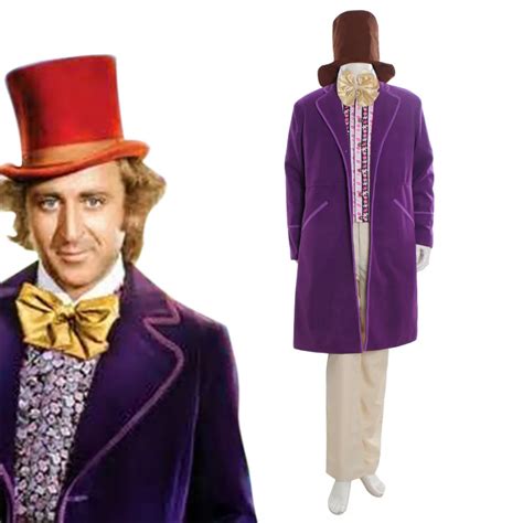 Charlie and the Chocolate Factory Gene Wilder as Willy Wonka 1971 Purple Jacket Costume ...