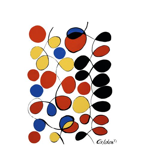 Alexander Calder Abstract Print - Wall Art - Alexander Calder Prints