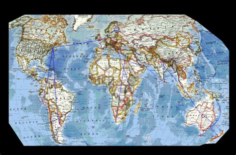 Maps: World Map 1750