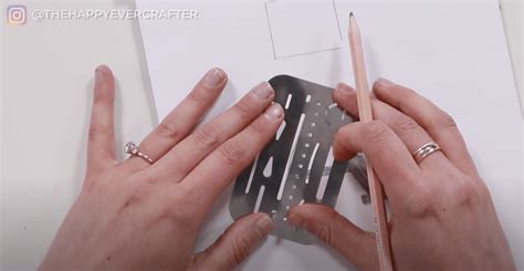 Little-Known Lettering Tool: Eraser Shield - The Happy Ever Crafter