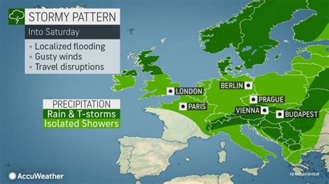 Flash flood risk to increase as wet weather expands across Europe