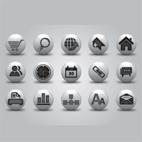 Web Buttons Icon Pack | FreeVectors