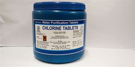 Chlorine Tablets For Water Purification, Purity: 99.9%, Packaging Type: Bottle, Rs 50 /jar | ID ...