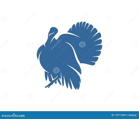 Turkey Logo Vector Design Template, Silhouette Turkey Logo ...