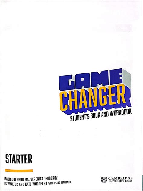 Game Changer Starter Book | PDF