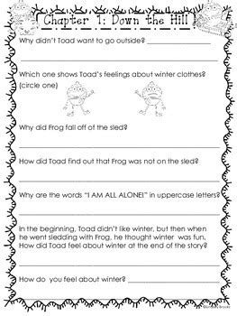 Frog and Toad All Year: Reading Comprehension Pack by Little Minds and ...