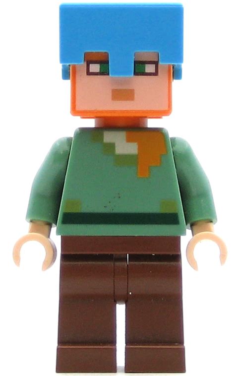 LEGO Minecraft Minifigure Alex with Helmet