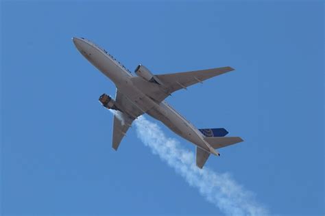 United Boeing 777 Loses Engine Parts Over Denver