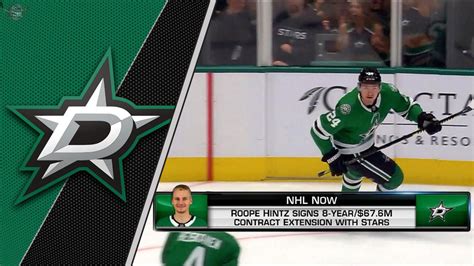 Roope Hintz contract: signs 8-year deal with the Dallas Stars