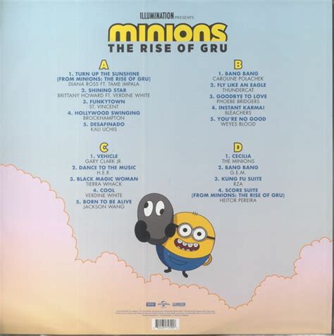 VARIOUS - Minions: The Rise Of Gru (Soundtrack) 黑胶唱盘 at Juno Records.