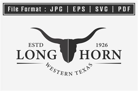 Longhorn Logo Vector