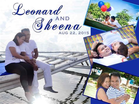 Leonard + Sheena Tarpaulin layout | Birthday tarpaulin design, Tarpaulin design, Free psd design