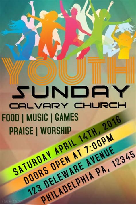 Free Youth Ministry Flyer Templates | Event flyer templates, Event flyer, Free flyer templates