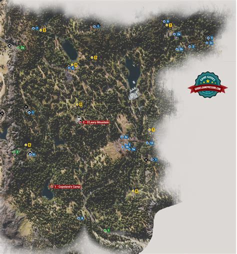 Days Gone: Cascade - map, important locations | gamepressure.com