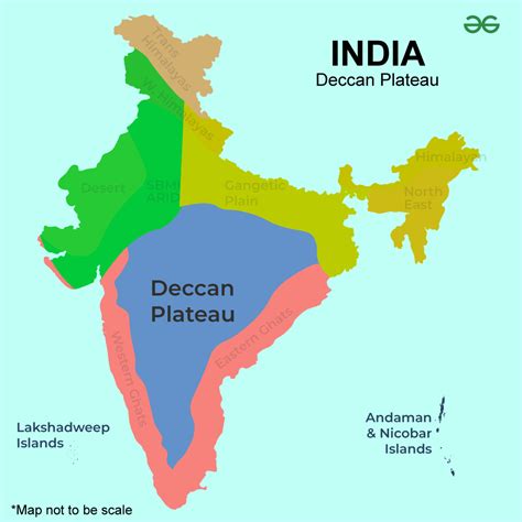 Deccan Plateau Location On Map - Bertie Lisbeth